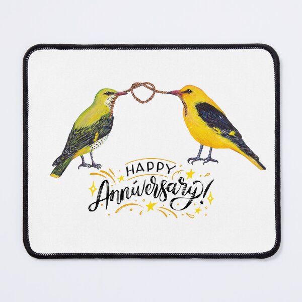 Item preview, Happy Anniversary, Bird Couple designed and sold by Tiffany Roy.