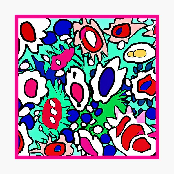 Item preview, Blossoming Artistry Pattern designed and sold by Health And Fitness Posts e-Store.
