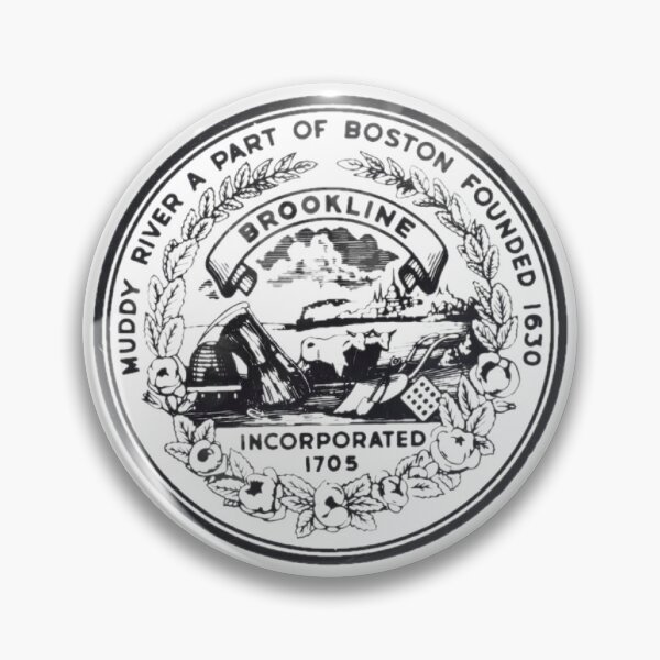 Item preview, Town of Brookline Massachusetts - Incorporated 1705 designed and sold by Nostalgia Tees, Stickers, Art & More.