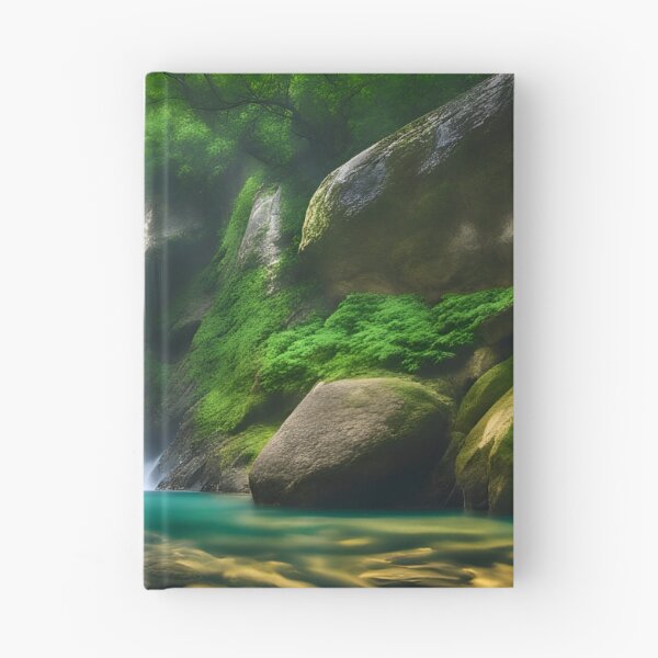 Item preview, Sunlit Waterfall Amidst Verdant Beauty designed and sold by D-Dreamweaver.