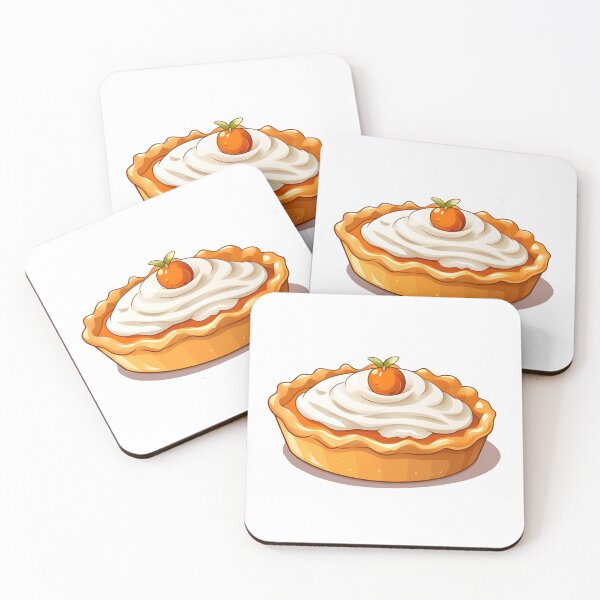 Item preview, Cartoon Style Halloween Halloween Pumpkin Pie Halloween Pumpkin Cake Halloween Dessert Sticker Art Prints and More designed and sold by Kevin Lou.
