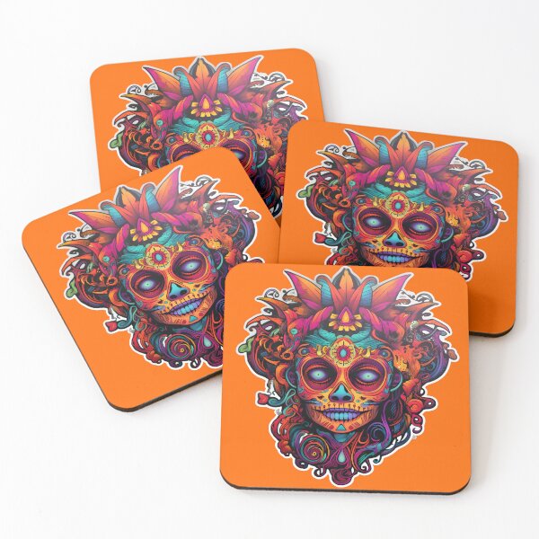 Item preview, Tribal Psychedelic Catrina  designed and sold by Mr.Psychedelia.