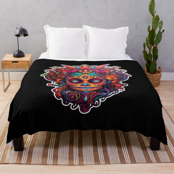 Item preview, Tribal Psychedelic Catrina designed and sold by Mr.Psychedelia.
