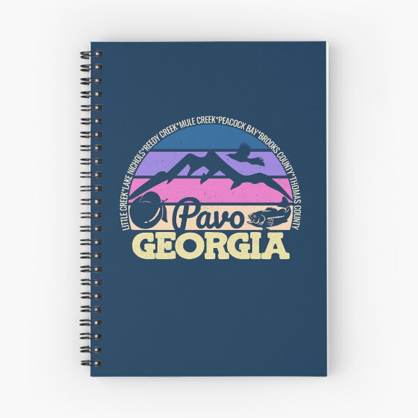 Item preview, Pavo Georgia Sunset Retro Vintage Local Pride Logo designed and sold by CRHPOD20.