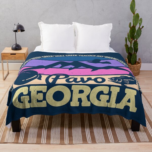 Item preview, Pavo Georgia Sunset Retro Vintage Local Pride Logo designed and sold by CRHPOD20.