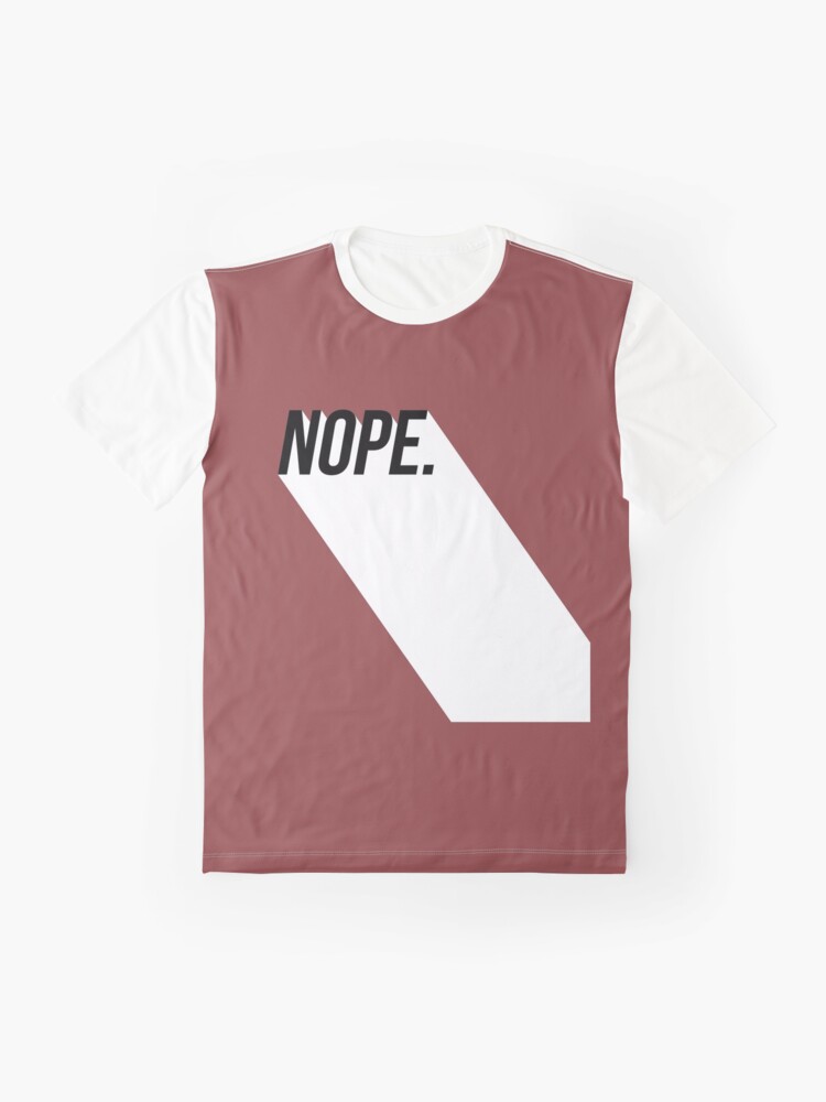 Alternate view of Nope. Graphic T-Shirt