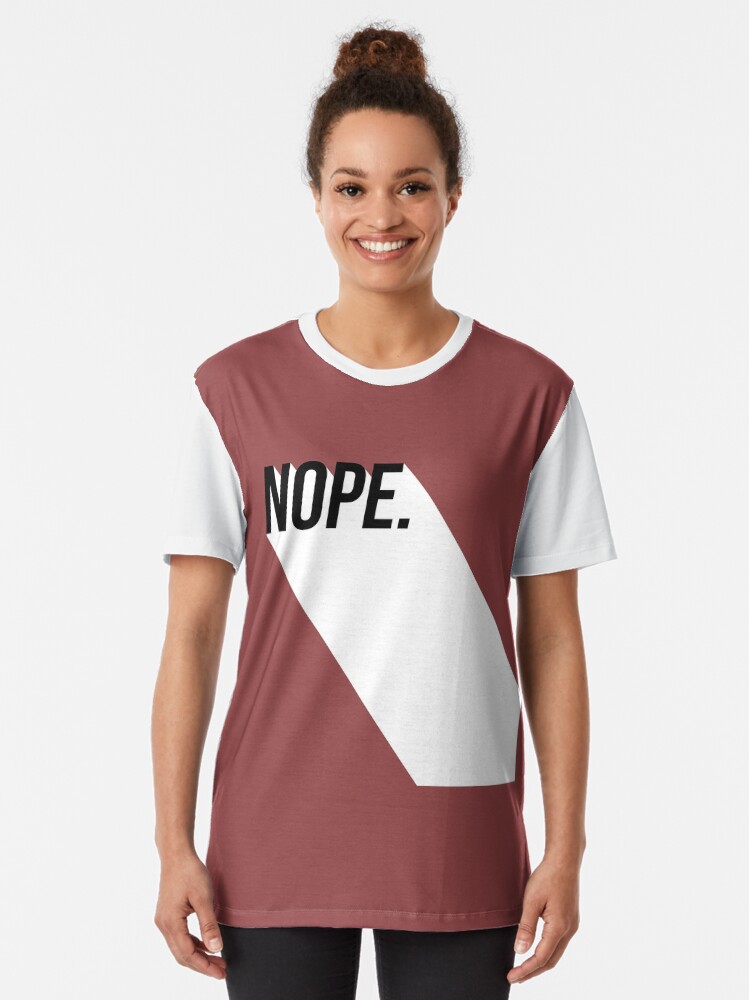 Alternate view of Nope. Graphic T-Shirt