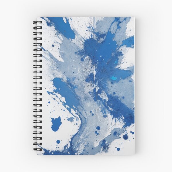 Item preview, Struck blue paint pattern designed and sold by fc2c.