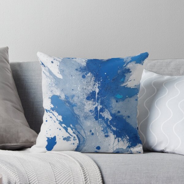 Item preview, Struck blue paint pattern designed and sold by fc2c.