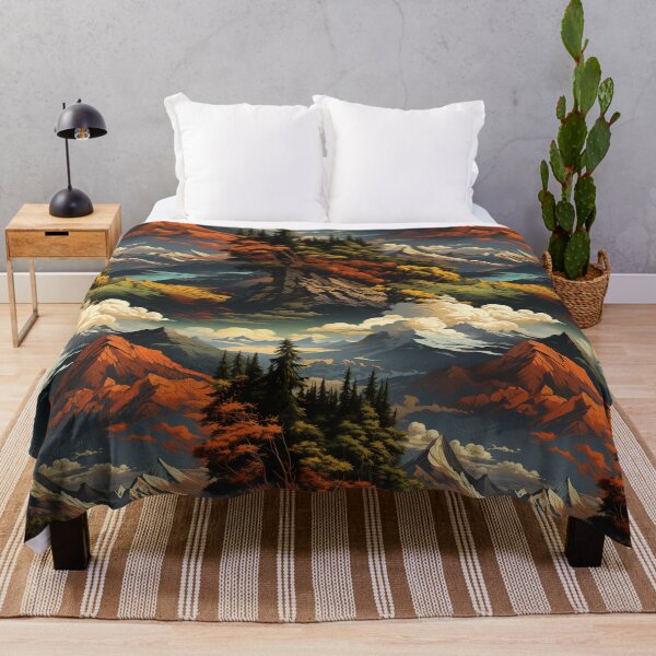 Item preview, "Vintage Vistas: RetroMountains & Digital Detail" designed and sold by Nikkitekoa22.