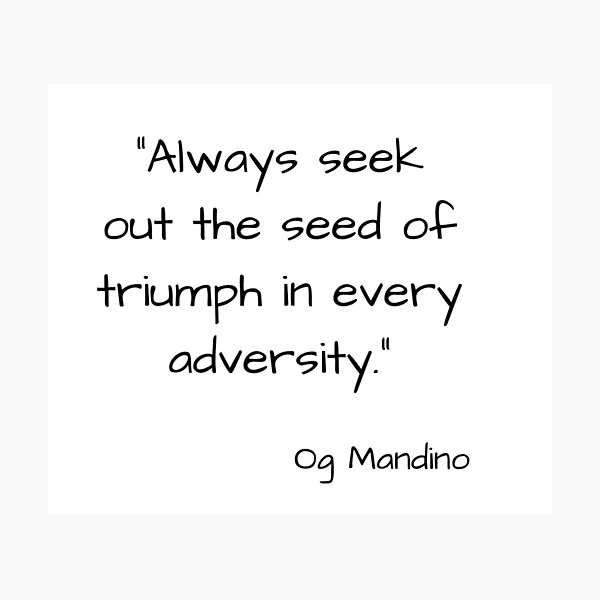 Item preview, Mugilosophy: Look For Triumph from Adversity designed and sold by FuddalanDesigns.