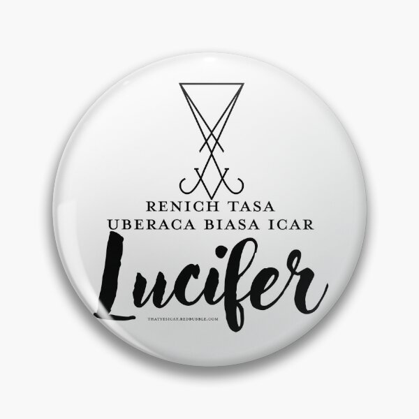 Item preview, Lucifer's Enn Cursive designed and sold by thatyesicat.