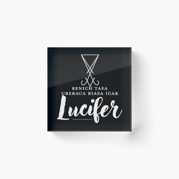 Item preview, Lucifer's Enn Cursive designed and sold by thatyesicat.