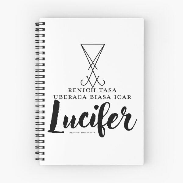 Item preview, Lucifer's Enn Cursive designed and sold by thatyesicat.