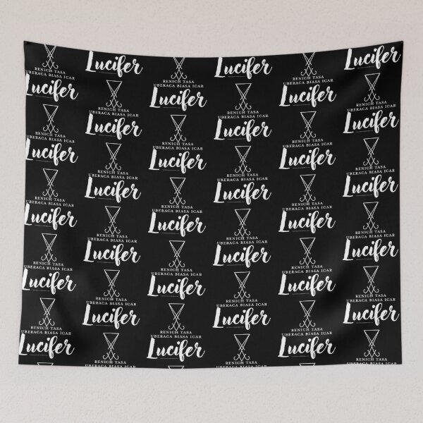 Item preview, Lucifer's Enn Cursive designed and sold by thatyesicat.