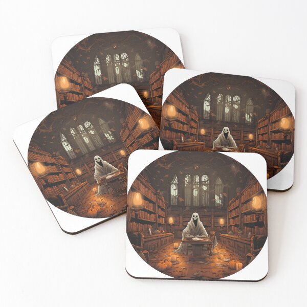 Item preview, Haunted Library designed and sold by EvokeArtisan.