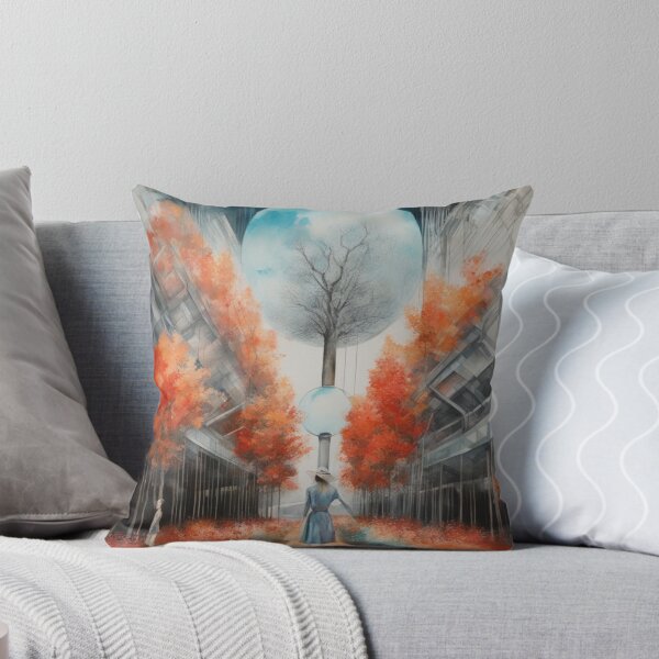 Item preview, Lady in the Moonlit Autumn City Forest  designed and sold by DigiDesignArt.