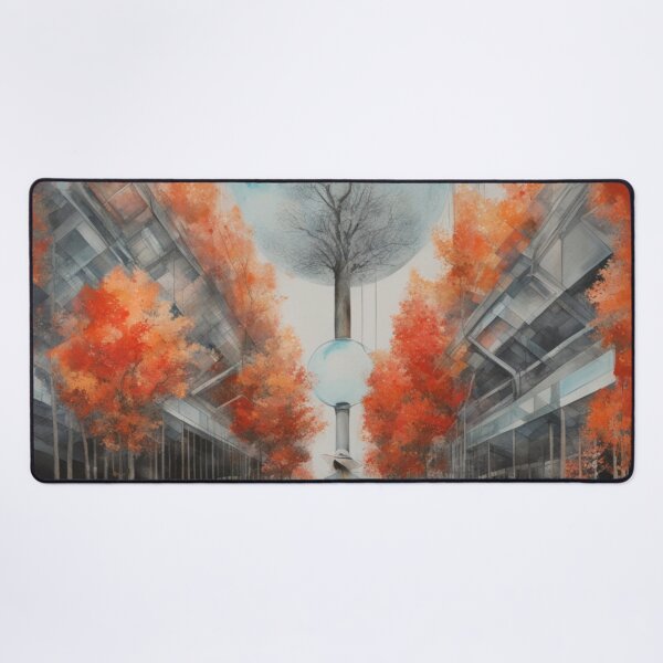 Item preview, Lady in the Moonlit Autumn City Forest designed and sold by DigiDesignArt.
