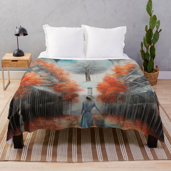Item preview, Lady in the Moonlit Autumn City Forest designed and sold by DigiDesignArt.
