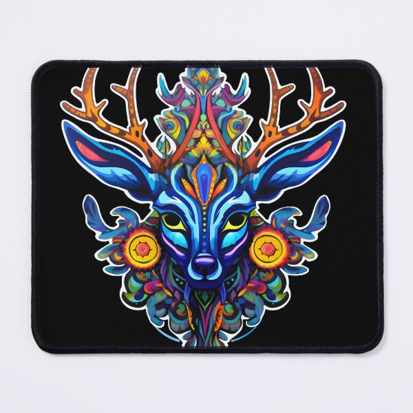 Item preview, Huichol Psychedelic Blue Deer: A Visionary Journey designed and sold by Mr.Psychedelia.