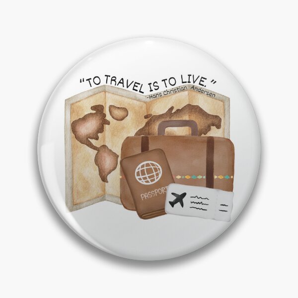 Item preview, Live to Travel Quote designed and sold by sharkbaitshirts.
