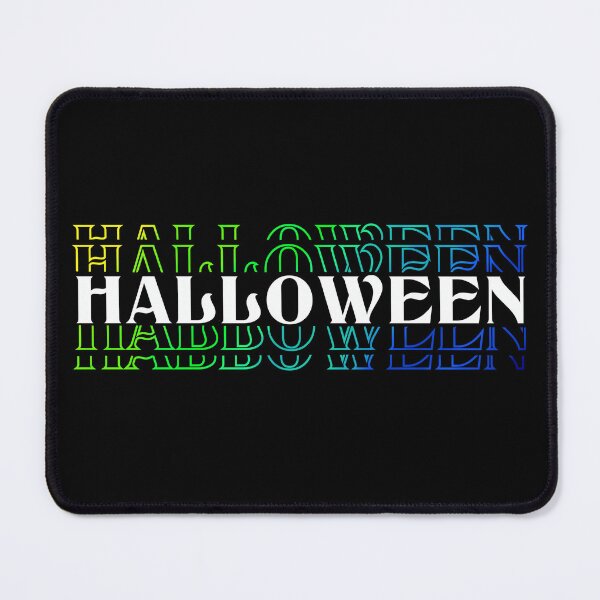 Item preview, Happy Halloween Simple Text 2 Design by ZeesDesign on Redbubble designed and sold by ZEESDESIGN.