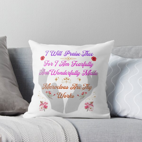 Item preview, Wonderfully Made (christian truthful) designed and sold by T-Shirt Cat  Collection.