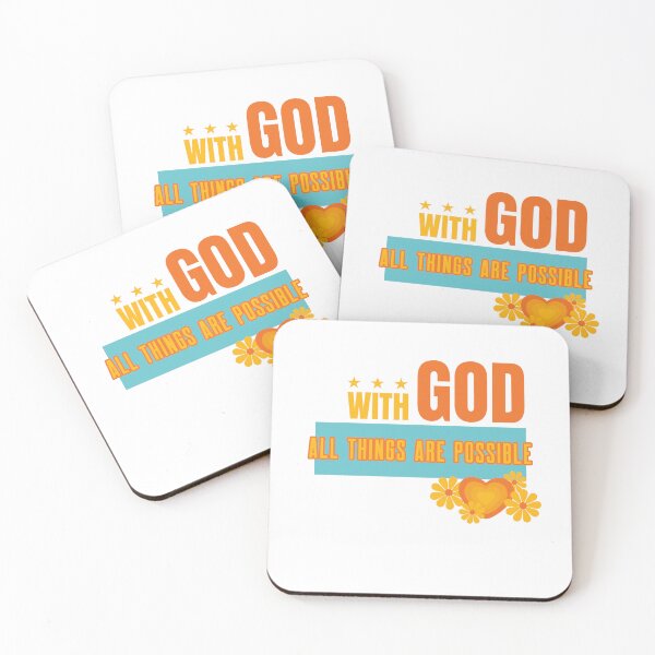 Item preview, With God all things are possible designed and sold by DesignGraceLove.