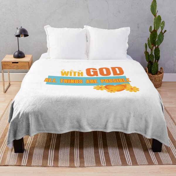 Item preview, With God all things are possible designed and sold by DesignGraceLove.