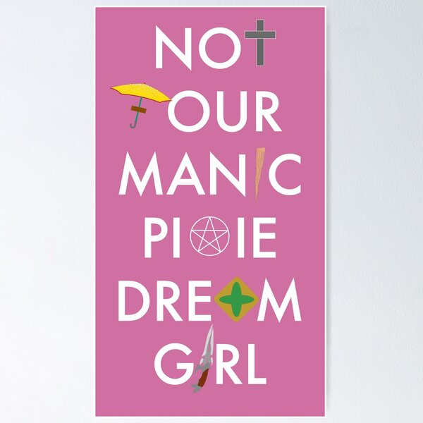 Aperçu de l'œuvre Pas votre maniaque Pixie Dream Girl - Buffy créée et vendue par thefeminique.