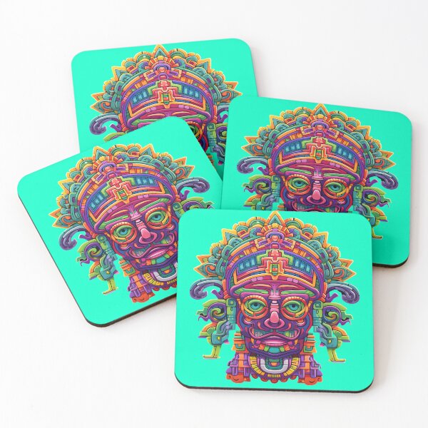 Item preview, Huitzilopochtli's Psychedelic Ascendance: The Warrior God Awakens designed and sold by Mr.Psychedelia.