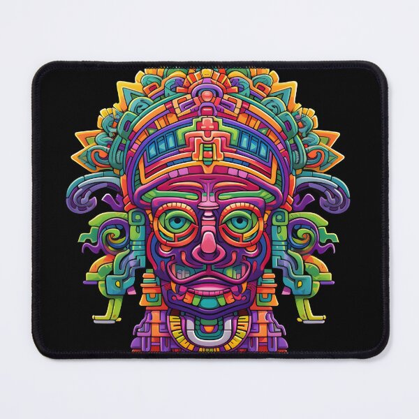 Item preview, Huitzilopochtli's Psychedelic Ascendance: The Warrior God Awakens designed and sold by Mr.Psychedelia.