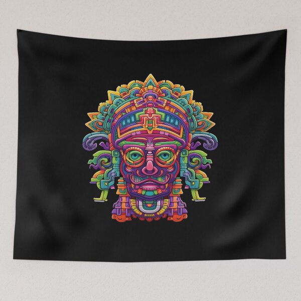 Item preview, Huitzilopochtli's Psychedelic Ascendance: The Warrior God Awakens designed and sold by Mr.Psychedelia.