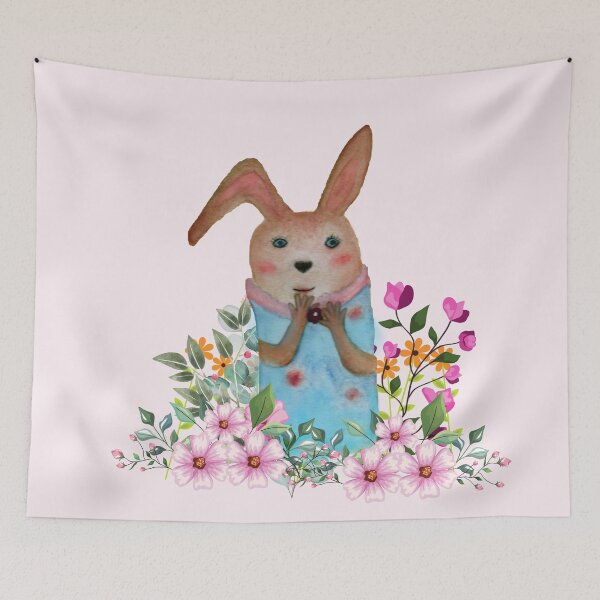 Item preview, Rabbit Lady designed and sold by AcuarelasCA.