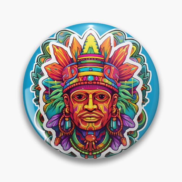 Item preview, Psychedelic Toltec Shaman: Guiding the Mind's Odyssey designed and sold by Mr.Psychedelia.