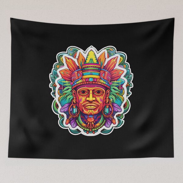 Item preview, Psychedelic Toltec Shaman: Guiding the Mind's Odyssey designed and sold by Mr.Psychedelia.