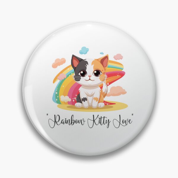 Item preview, Cute Cat, Rainbow Kitty Love, Rainbow Cat designed and sold by maxleengraphix.