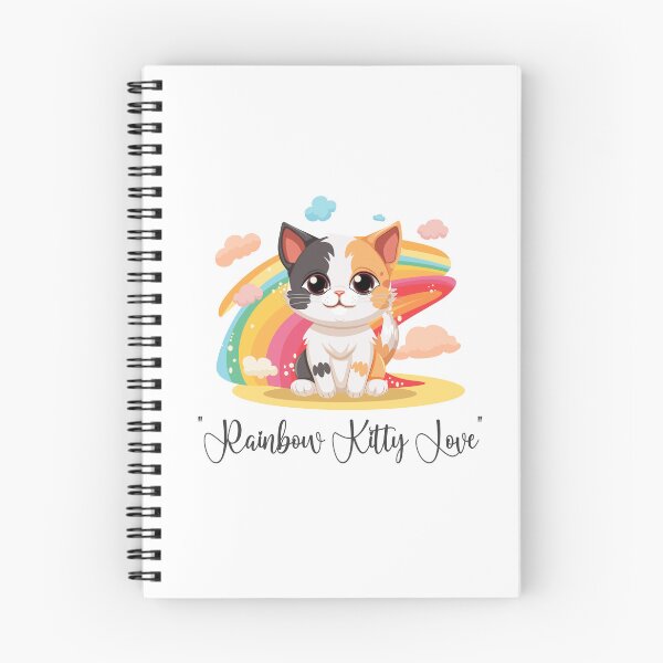 Item preview, Cute Cat, Rainbow Kitty Love, Rainbow Cat designed and sold by maxleengraphix.
