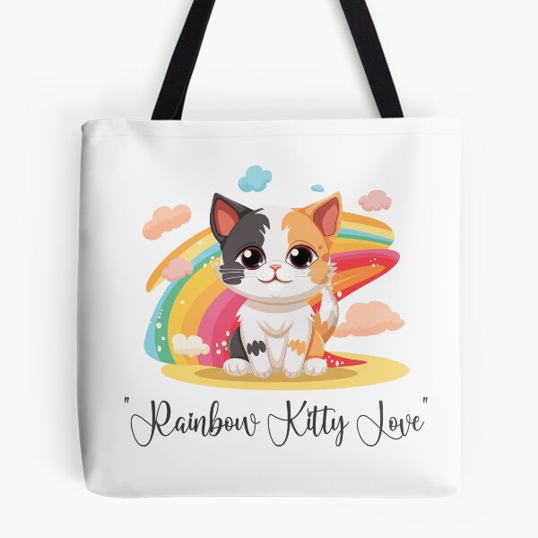Item preview, Lindo Gato, Rainbow Kitty Love, Gato Arcoiris designed and sold by maxleengraphix.