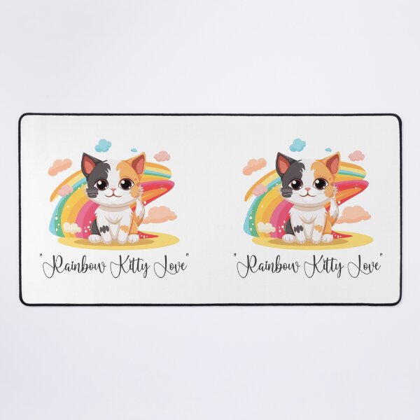 Item preview, Cute Cat, Rainbow Kitty Love, Rainbow Cat designed and sold by maxleengraphix.