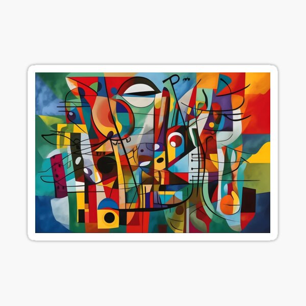 Abstract Musical Inifinity Loop  Sticker