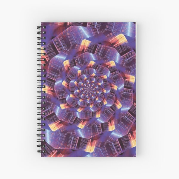 Spiraling Circuits Spiral Notebook