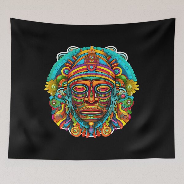 Item preview, Psychedelic Olmec Priest: Channeling Ancient Mysteries designed and sold by Mr.Psychedelia.