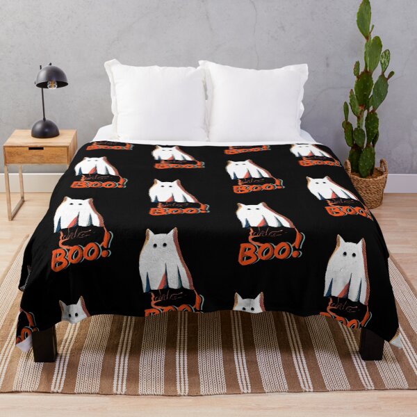 Item preview, Ghost Cat says Boo designed and sold by eecookart.