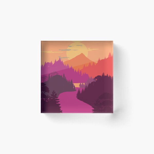 Artikelvorschau, Die großen flachen Poster mit natürlichem Sonnenuntergang entworfen und verkauft von banubento24.