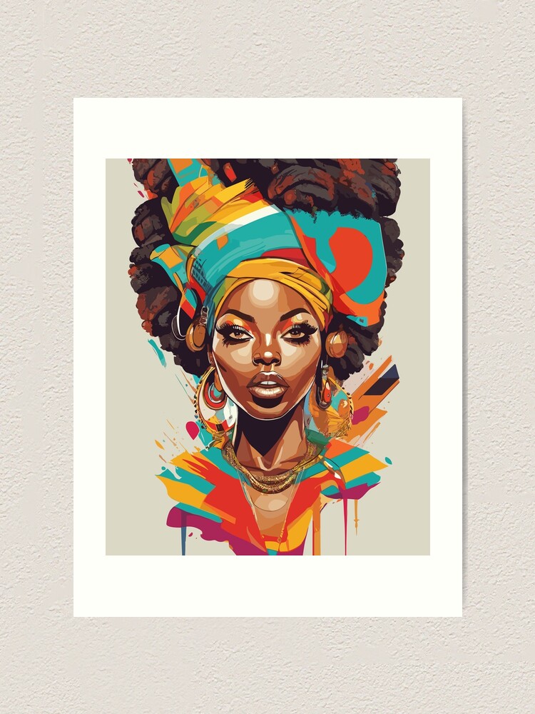 アート・デザイン・音楽 ART AND CRAFT IN AFRICA Afrobeats Black Woman Contemporary Urban Art
