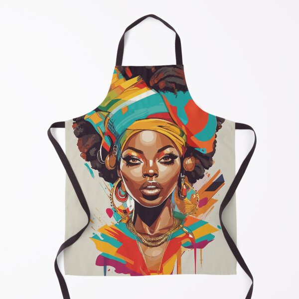 Item preview, Afrobeats Black Woman Contemporary Urban Art designed and sold by AiPixals.