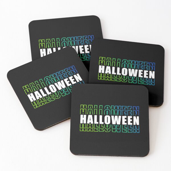 Item preview, Happy Halloween Simple Text Design by ZeesDesign on Redbubble designed and sold by ZEESDESIGN.