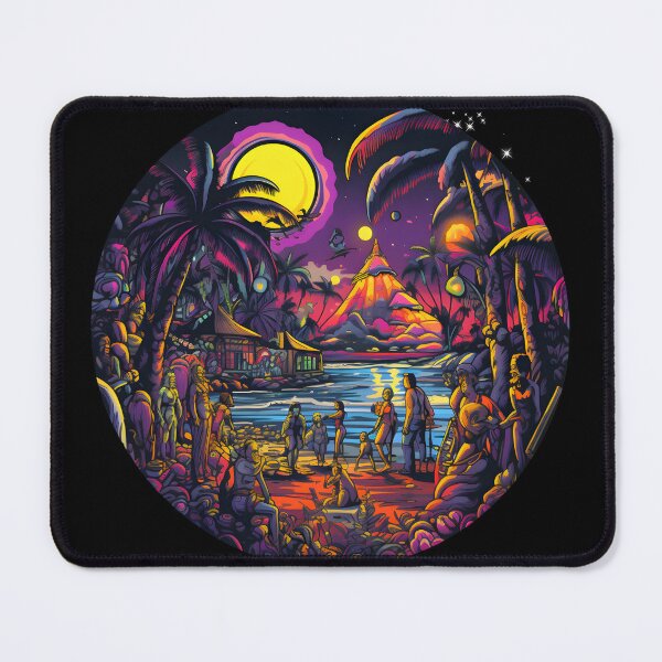 Aperçu de l'œuvre Plage de Goa créée et vendue par Mr.Psychedelia.