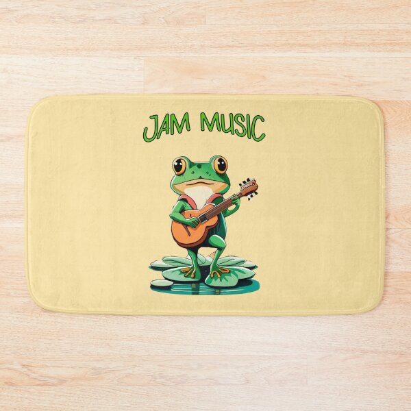 Item preview, Frog Playing Guitar Jam Music designed and sold by netfires.